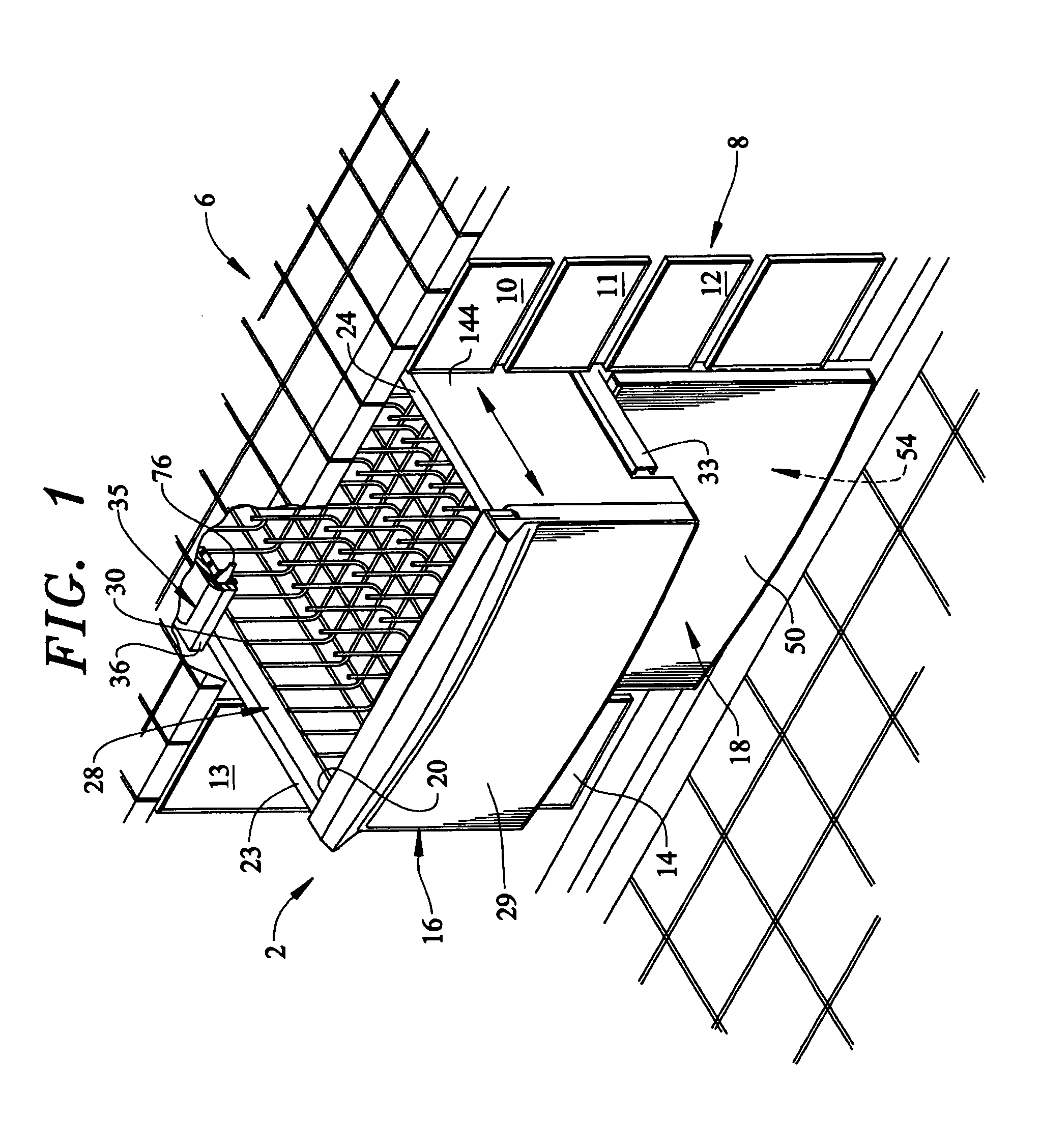 Lid seal for a drawer-type dishwasher