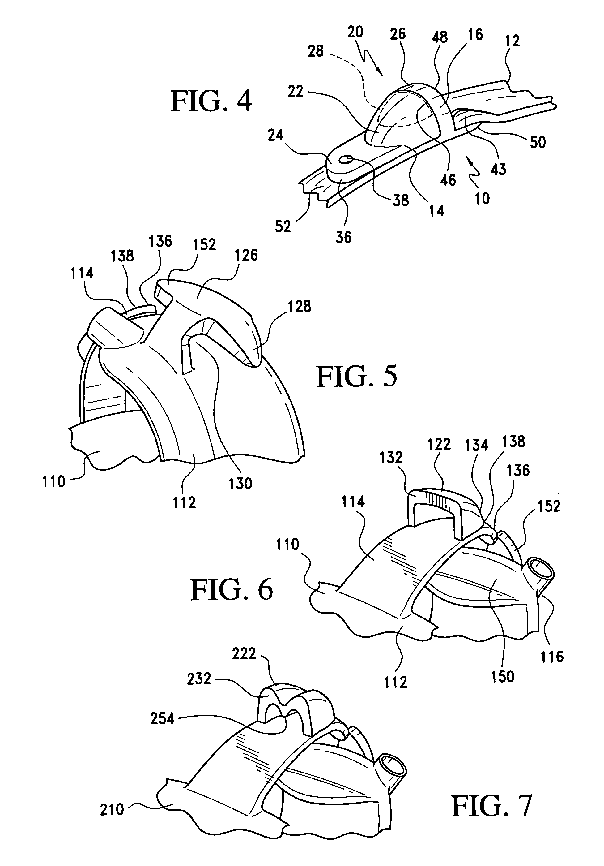 Latching device for gastric band