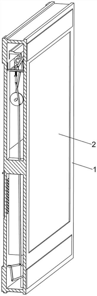 External circulation convection double-layer ventilation curtain wall