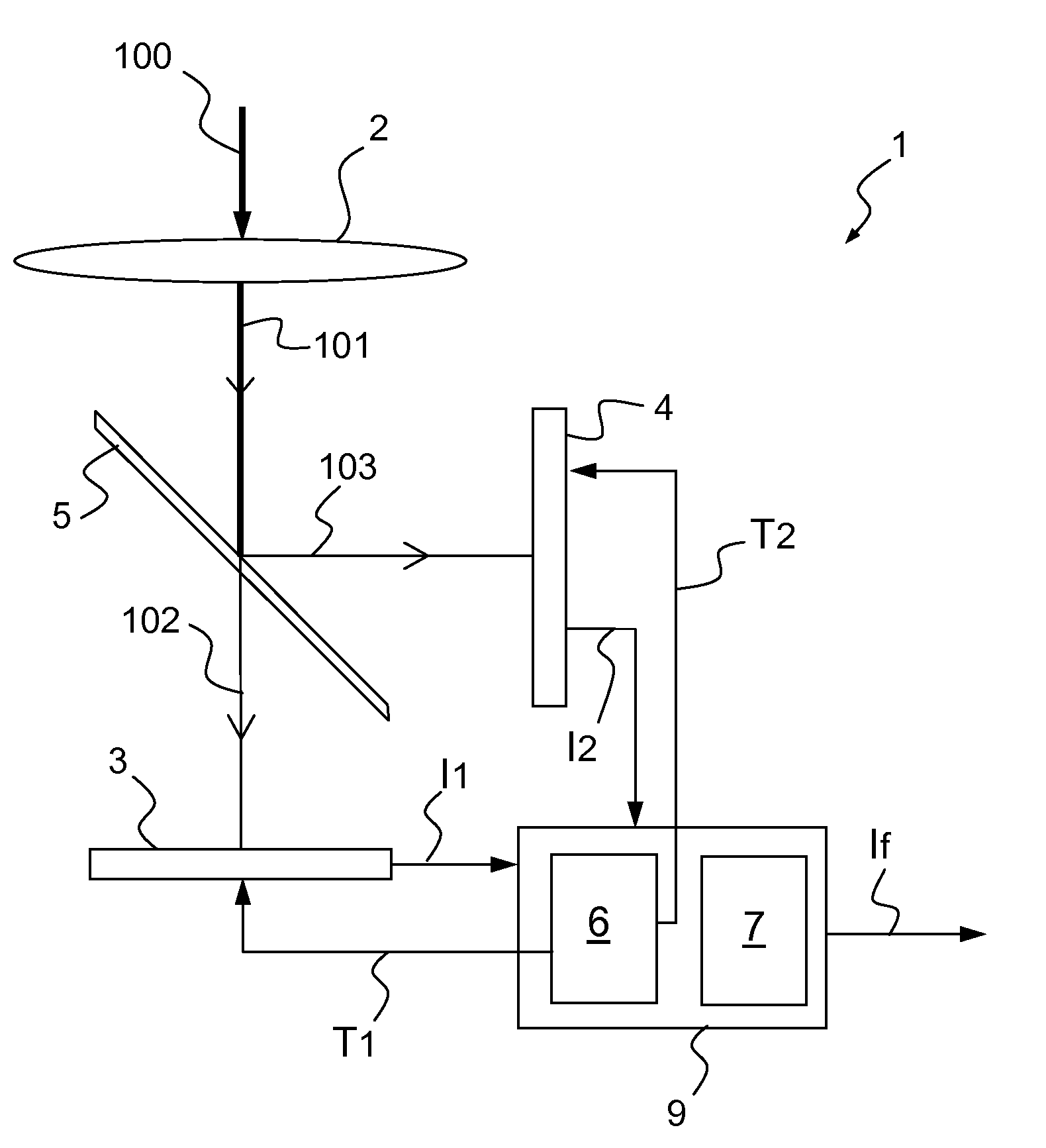 Acquisition System for Images Having a High Dynamic Range