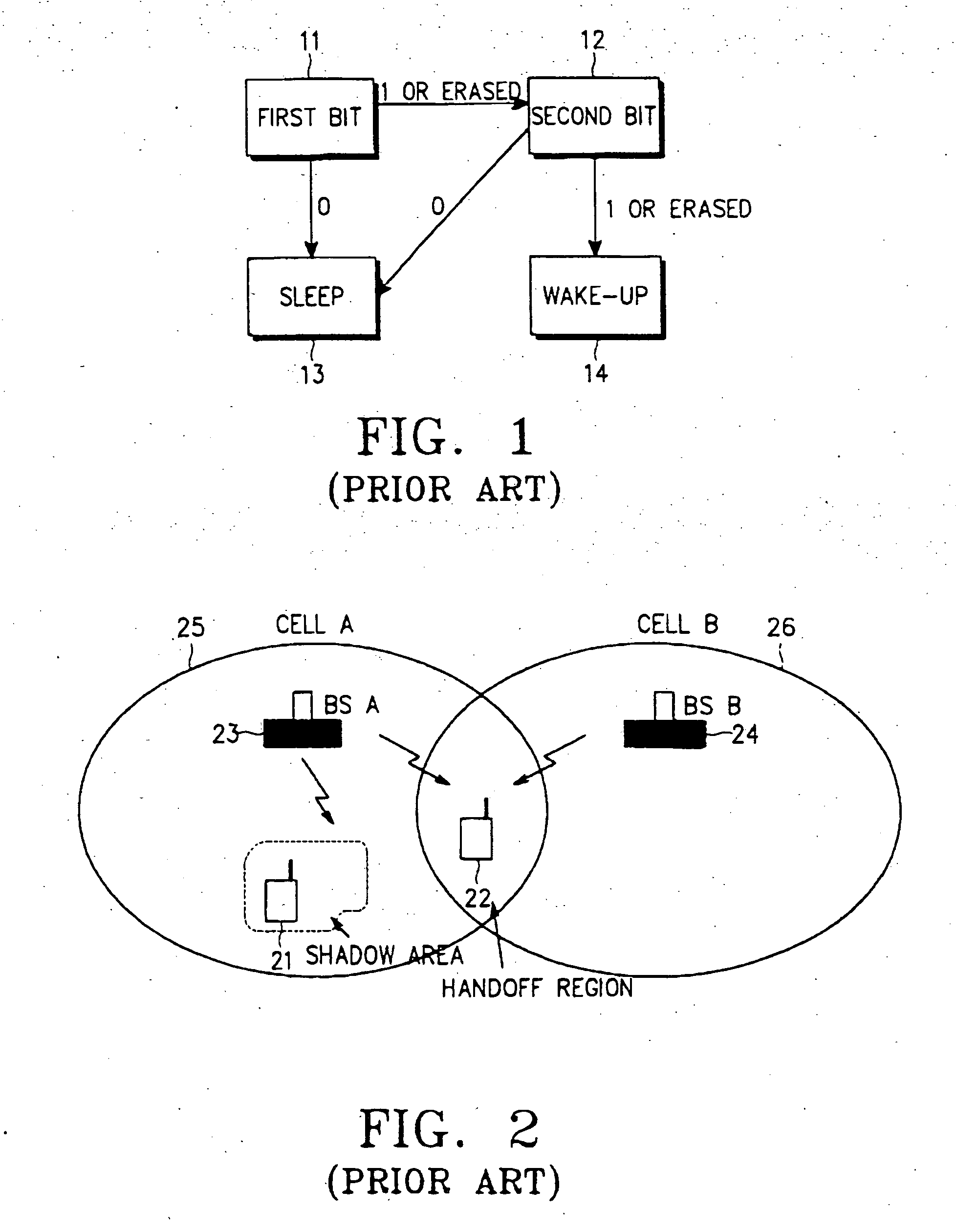 Quick paging method in a shadow area