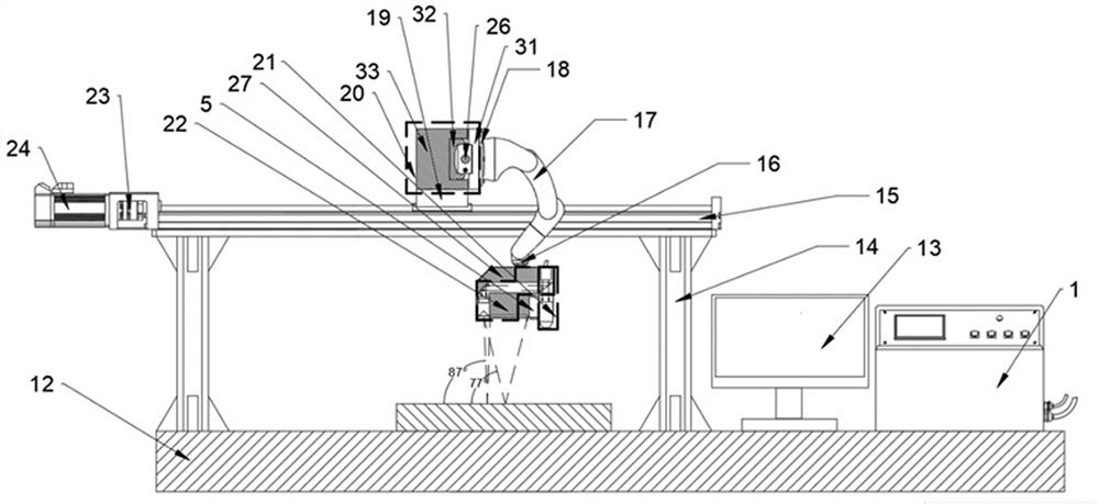 Heat flux based laser cleaning quality online detection system and method