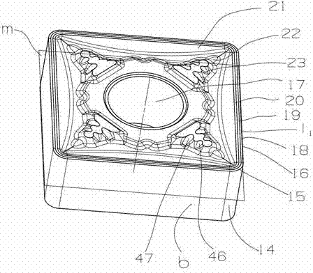 Indexable cutting insert for rough machining