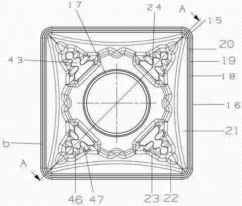 Indexable cutting insert for rough machining