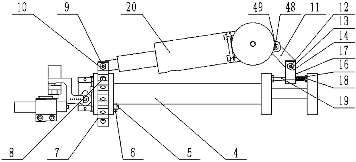 Staggered arm independent reducing wheel type waterproof pipeline robot