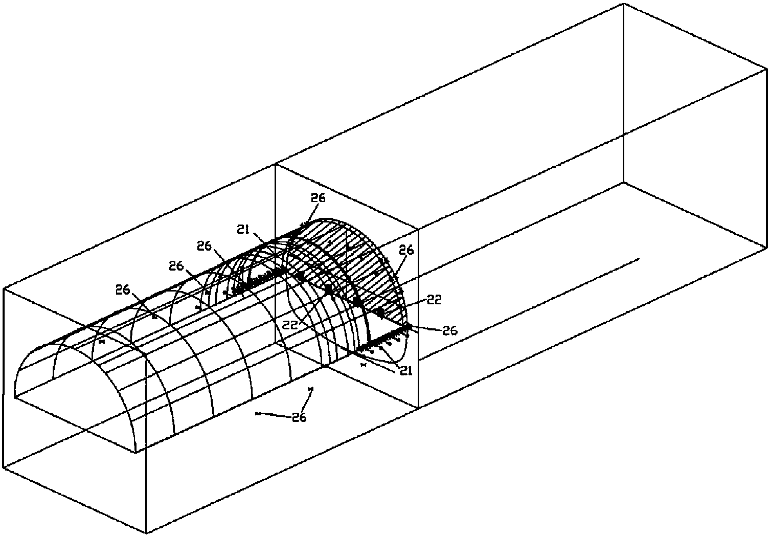 Earthquake wave underground construction space observation system and method based on random arrangement