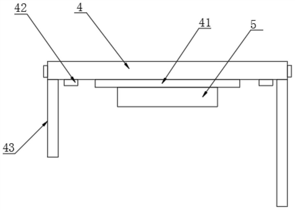 A drill die for processing through holes of U-shaped plates