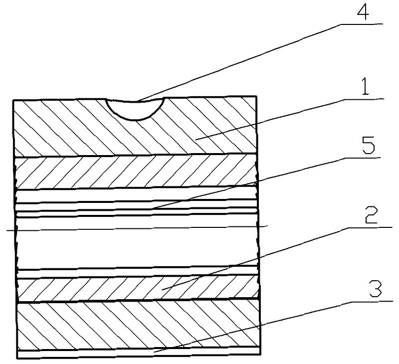 Dynamic pressure gas radial ceramic bearing