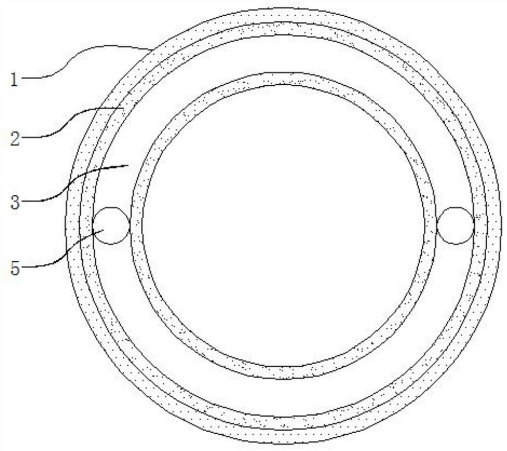 A support device with a protective structure for building construction