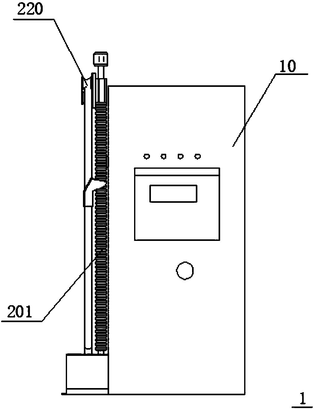 Charging pile and electric vehicle matching device