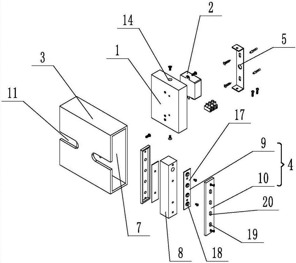 Through LED lamp with built-in light source