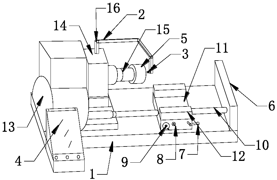 Numerically-controlled machine tool tool bit fault diagnosis device