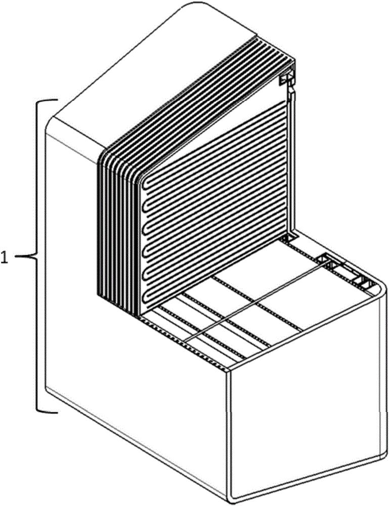 Manufacturing process for tungsten-attached U-shaped flow channel-containing first wall part for fusion reactor cladding