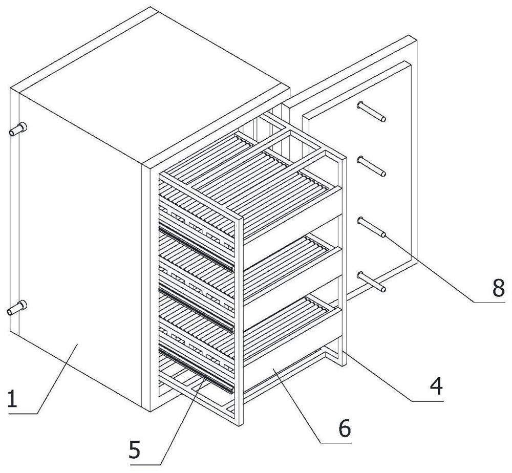 An aging furnace for alloy forging heat treatment process and its control method