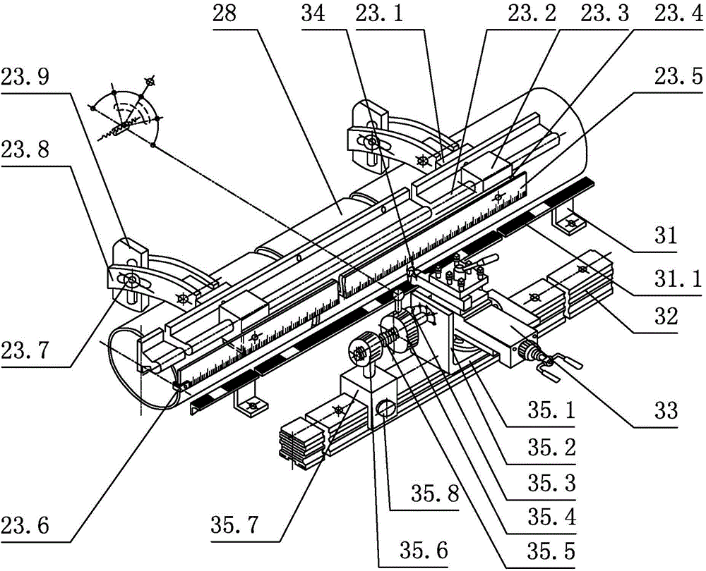 Cutting and chamfering control device and pipe cutting machine