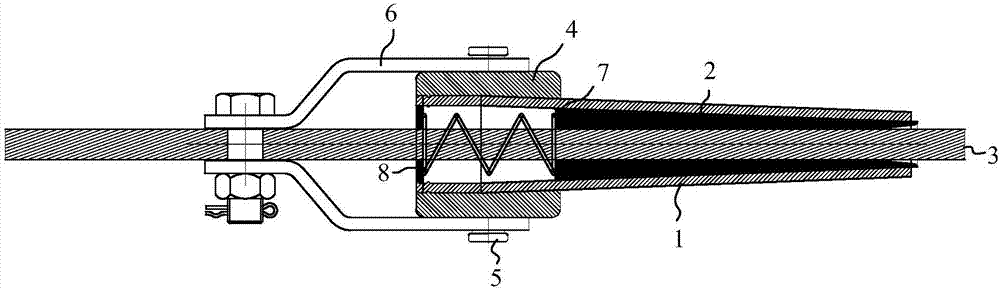 Wedge-shaped connecting hardware tool