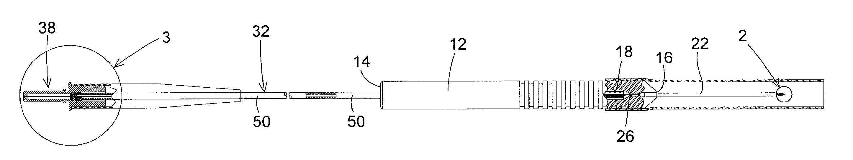 Dual Core Optic Fiber Illuminated Laser Probe