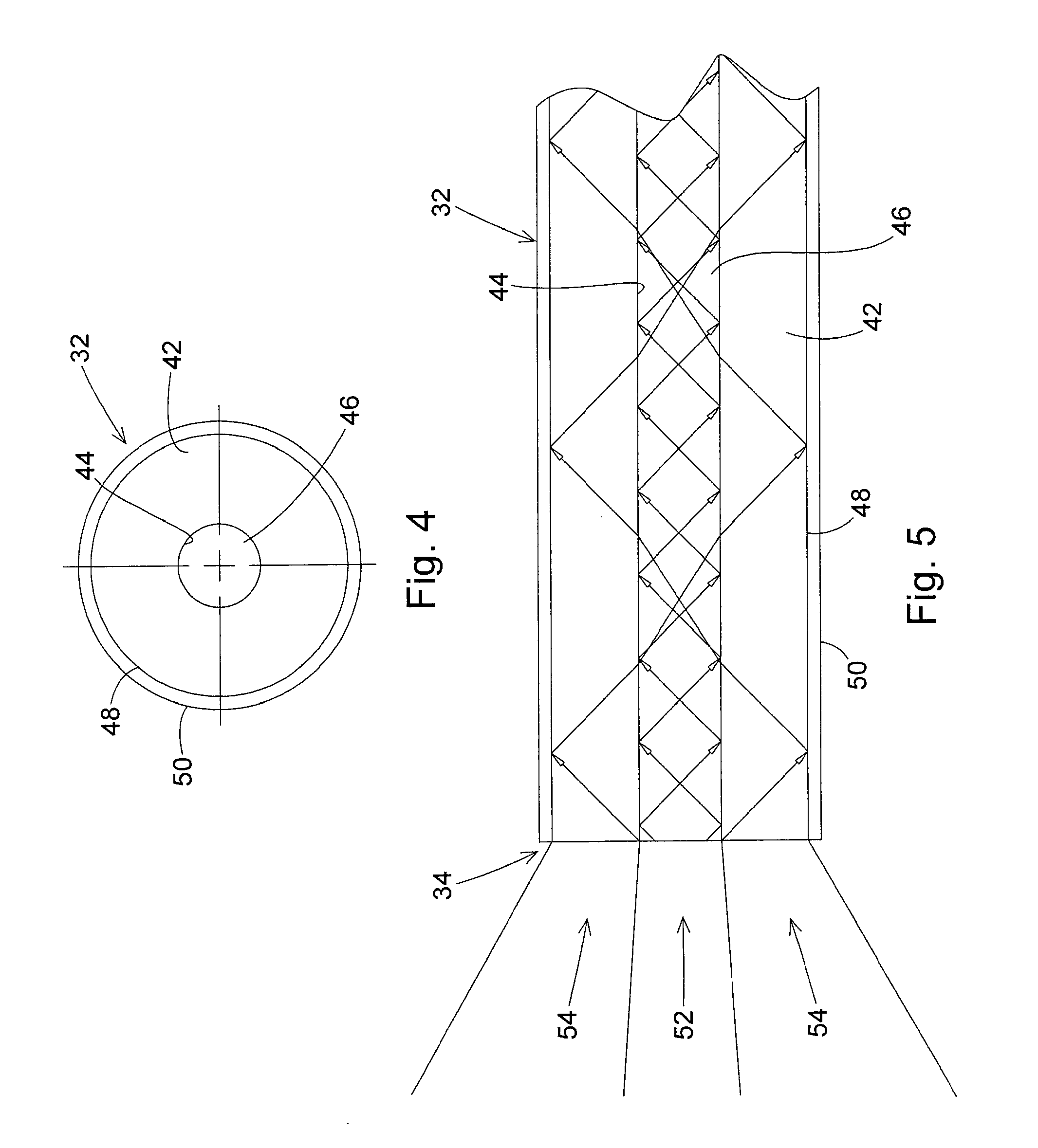 Dual Core Optic Fiber Illuminated Laser Probe