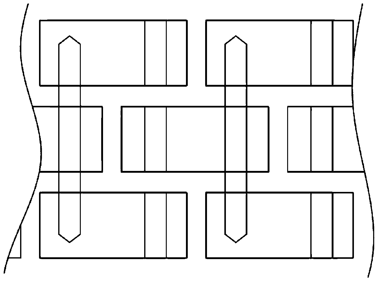 Watch band disassembling raw grain assembling mold and method