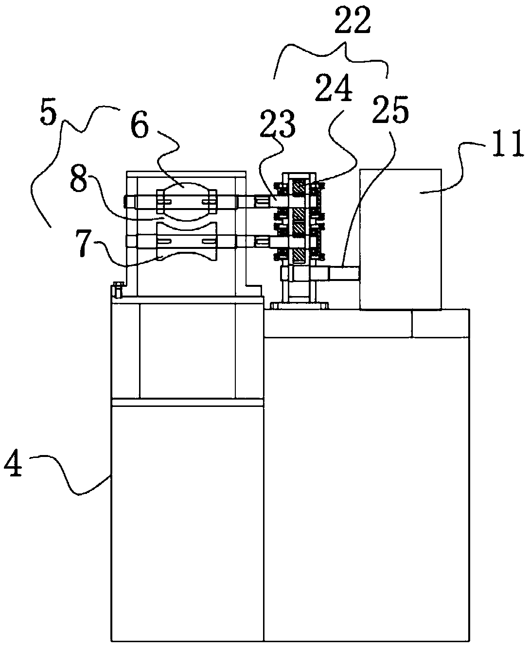 Bamboo expanding machine