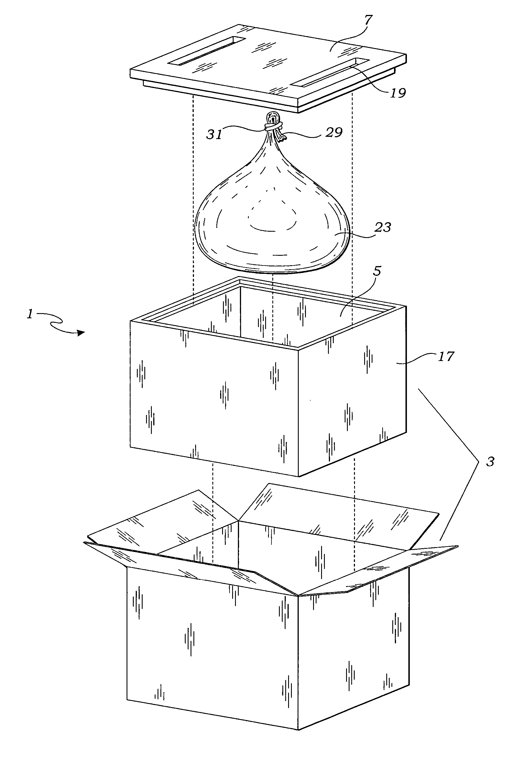 Shipping container for hazardous materials