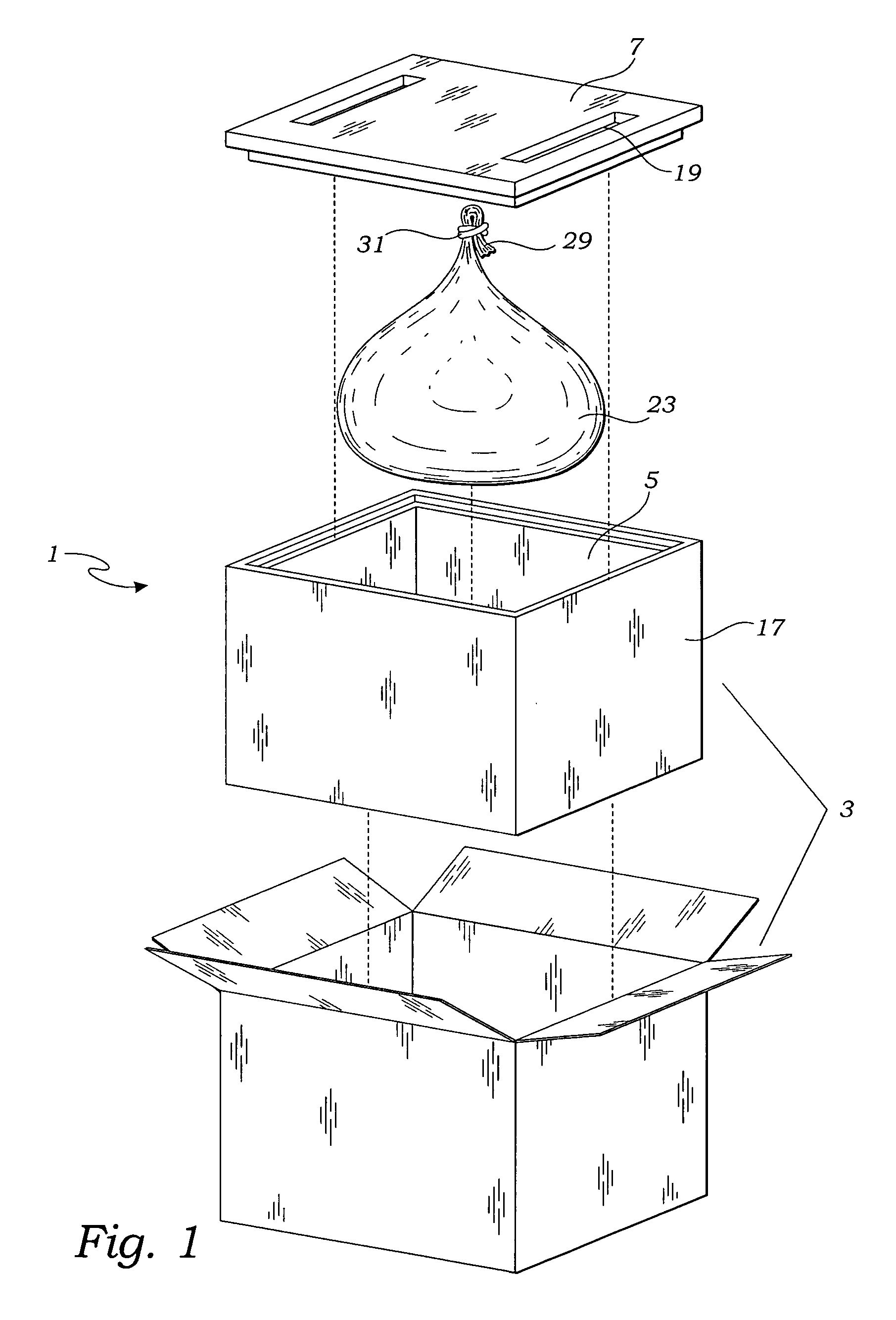 Shipping container for hazardous materials