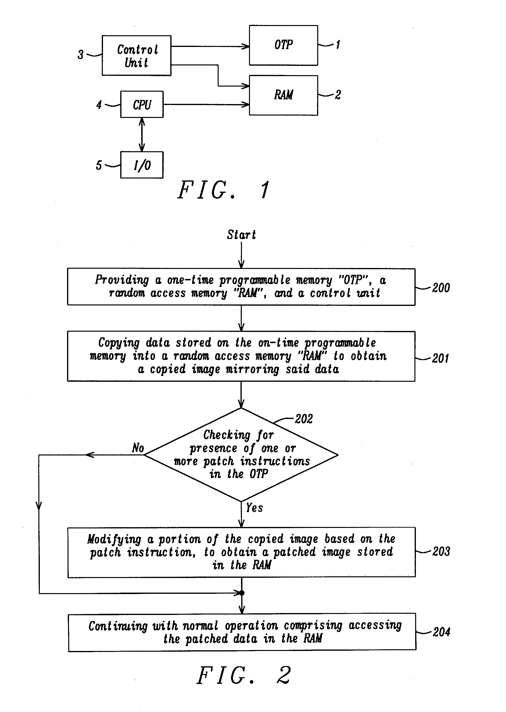 Integrated Circuit with a Patching Function