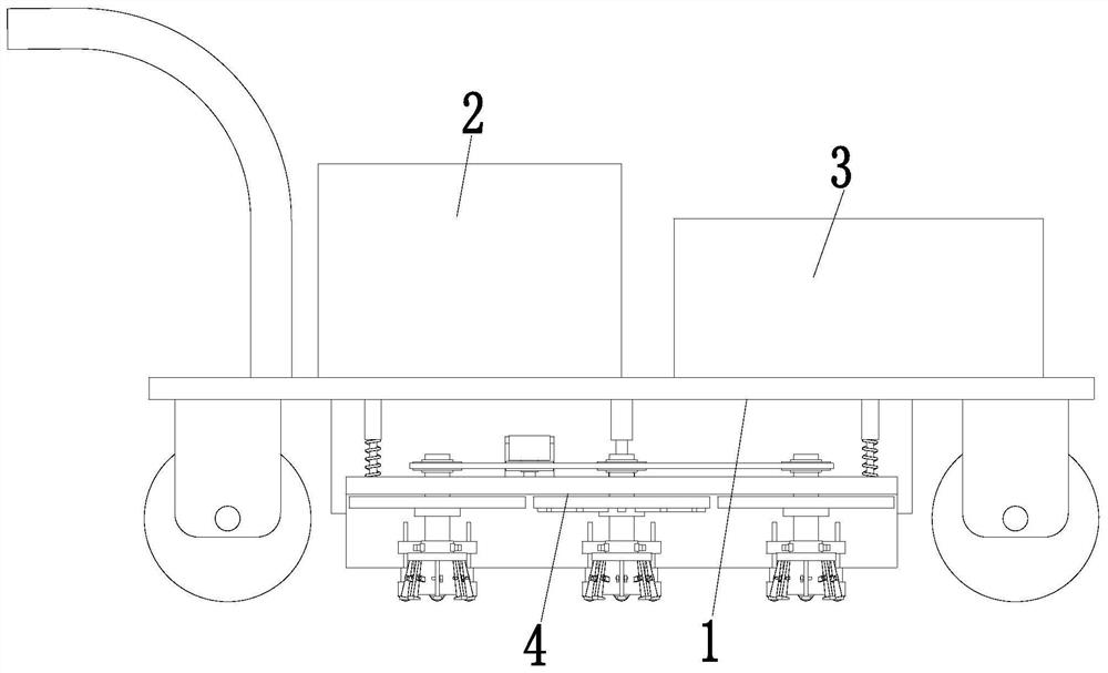 A road surface cleaning and sanitation equipment