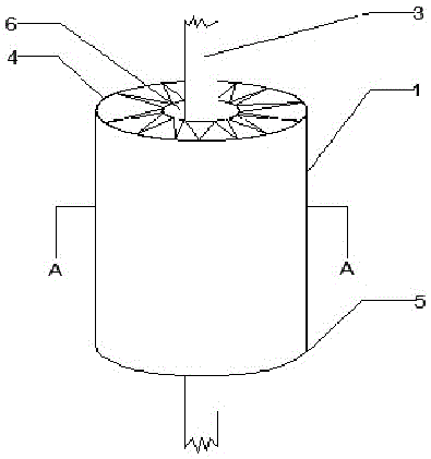 Electric dust collection filtering cylinder and dust collection method thereof