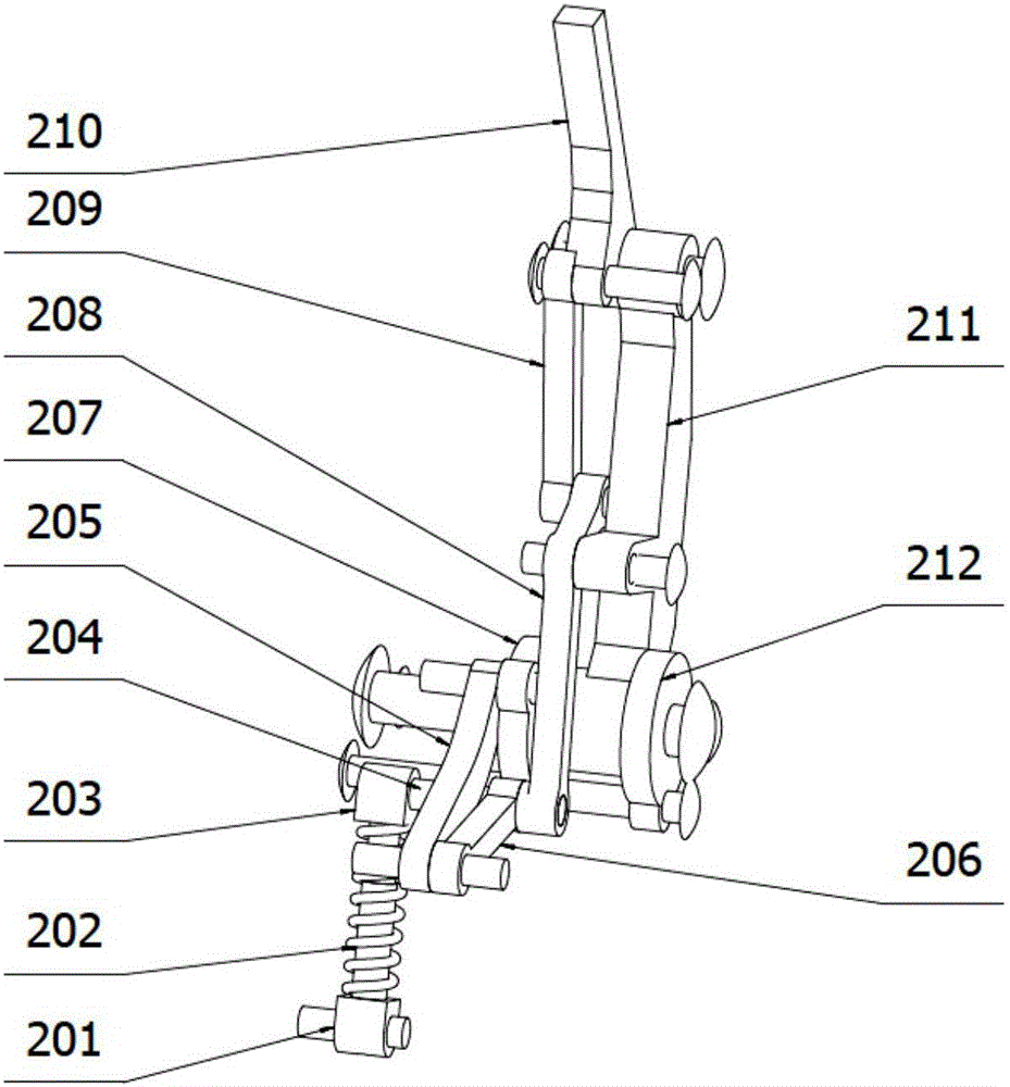 Under-actuated self-adaptive anthropomorphic manipulator