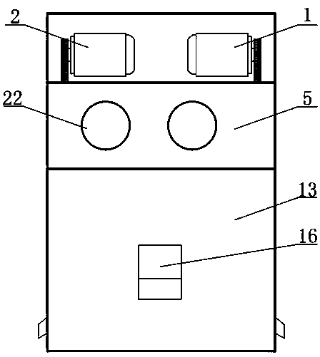 Combined ferrotitanium separator and application method thereof