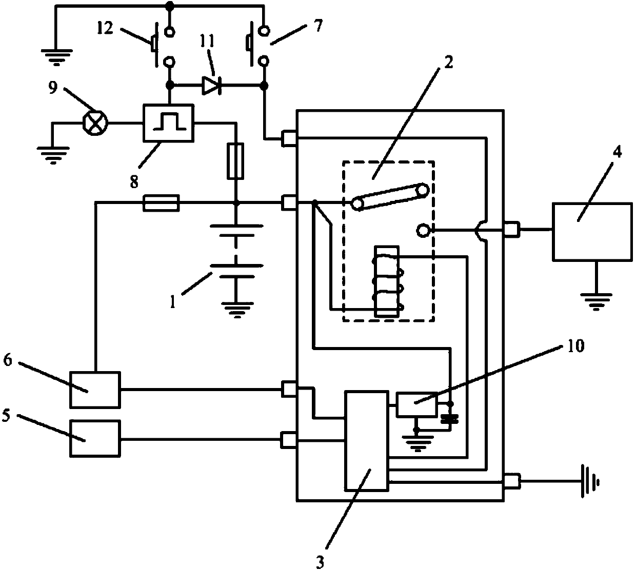 Full vehicle power supply control system and method