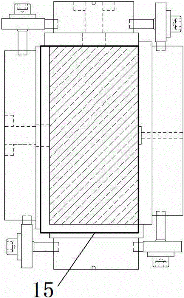 True triaxial test fixture for simulating power disturbance type rock burst