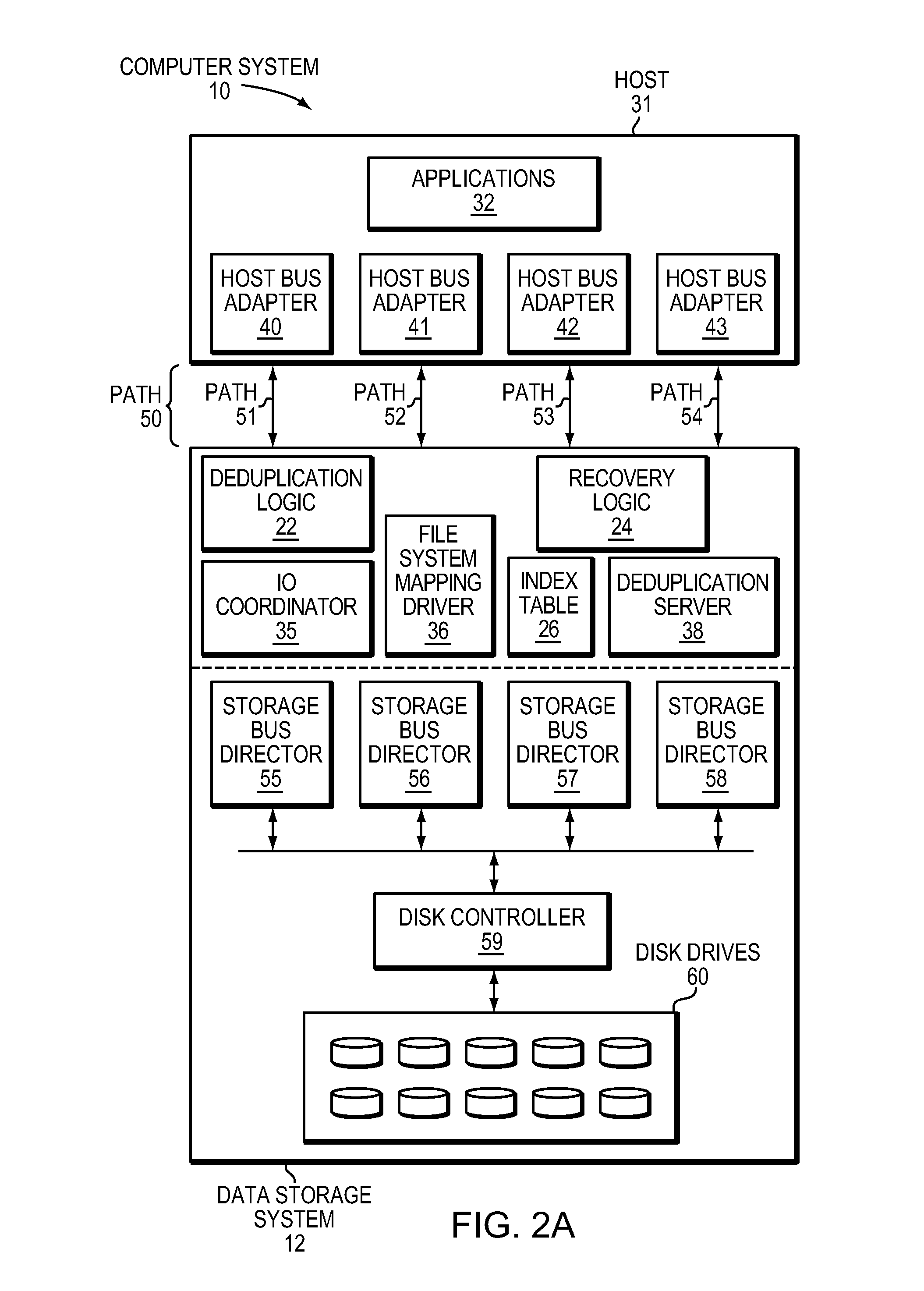 Recovering in deduplication systems