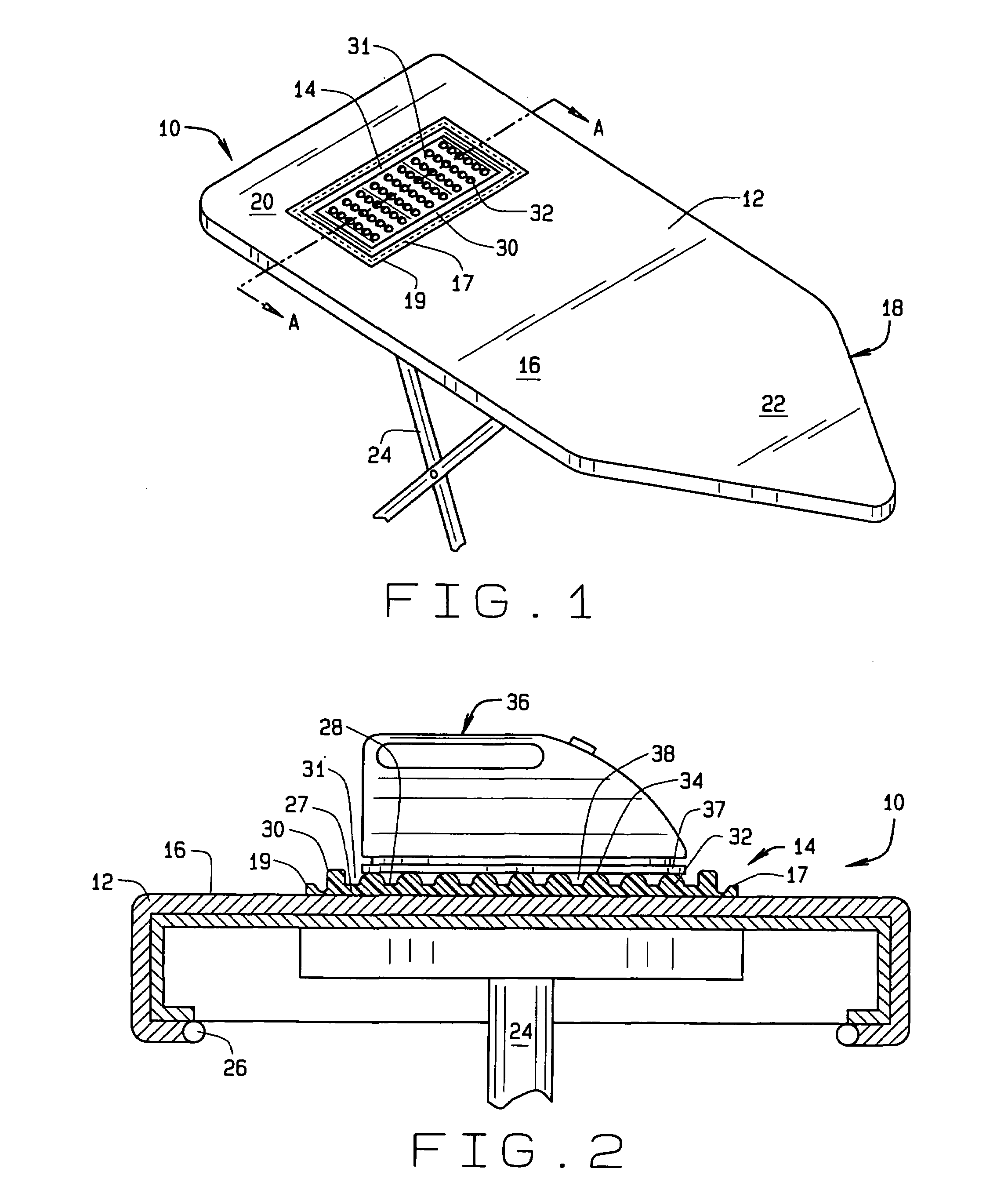 Ironing board cover with panel and methods of use