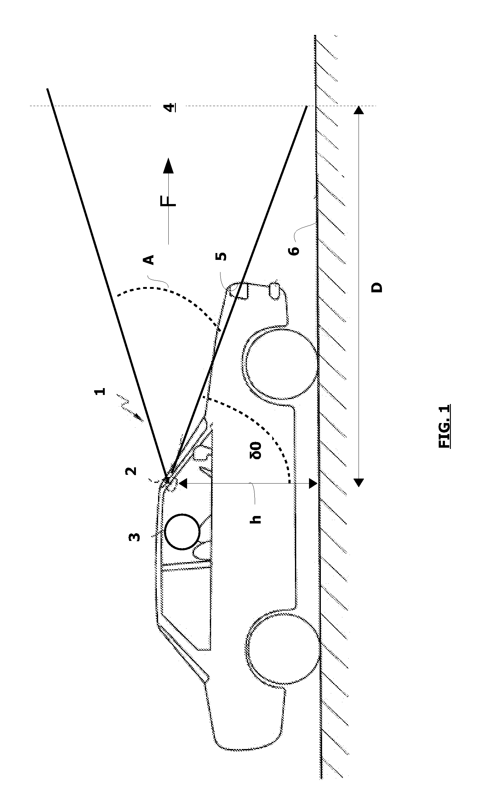 Method for determining the distance of visibility for a driver of a vehicle