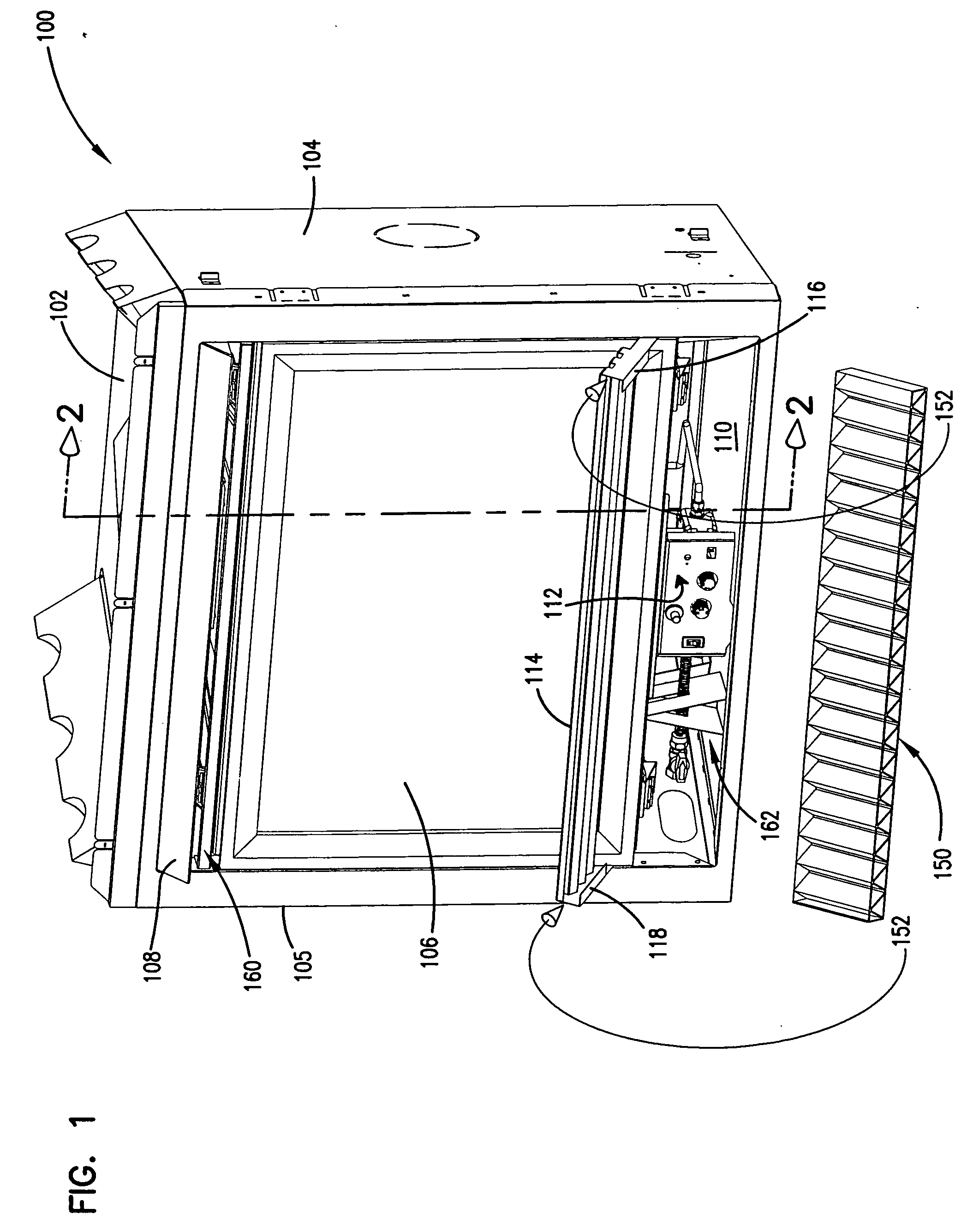 Air filtration and sterilization system for a fireplace