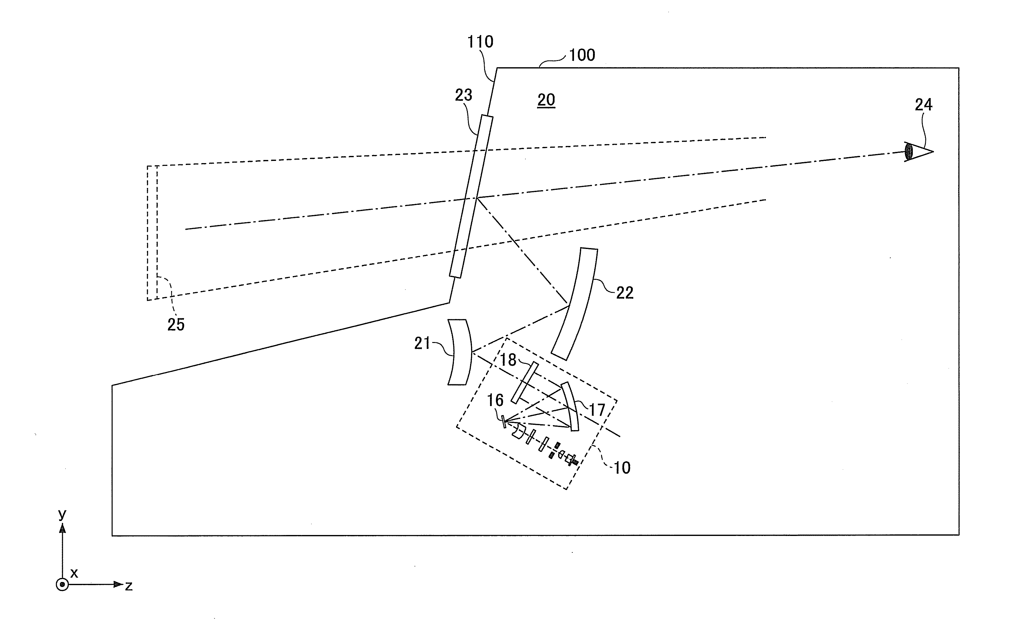 Image forming apparatus and vehicle on which the image forming apparatus is mounted