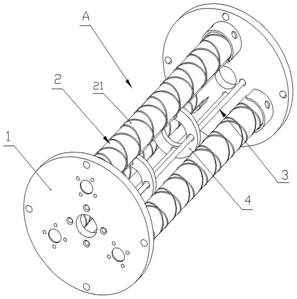 Variable stiffness soft body snake arm