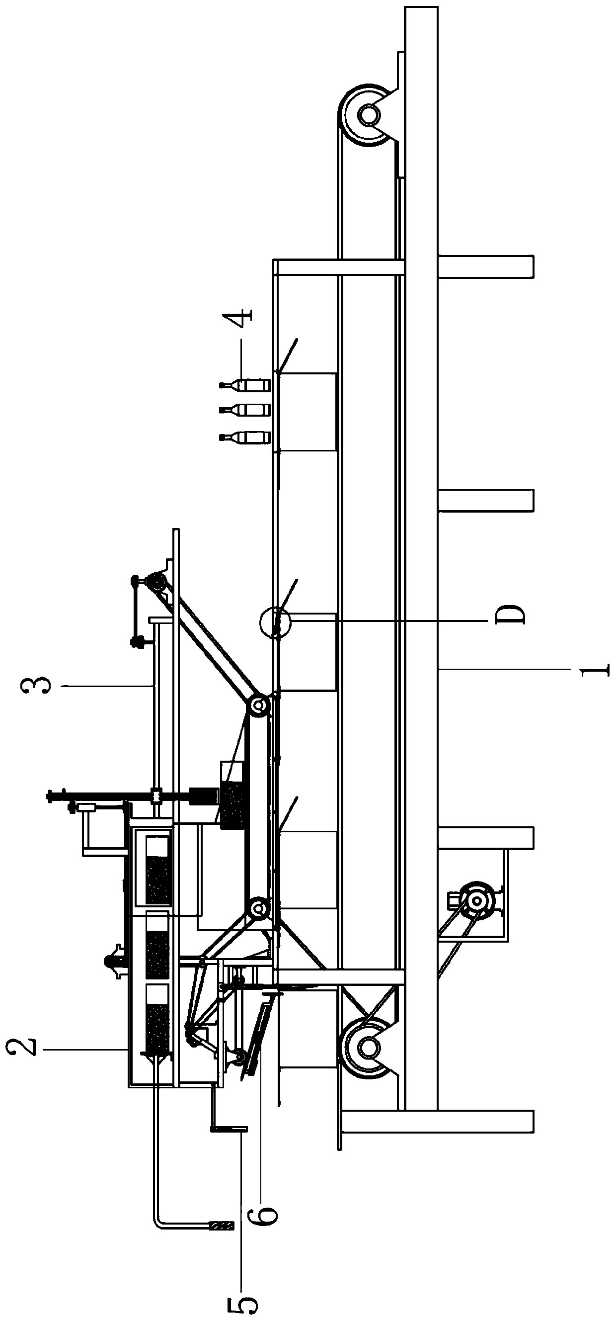 Carton partition plate high-precision automatic unfolding and boxing device for logistics