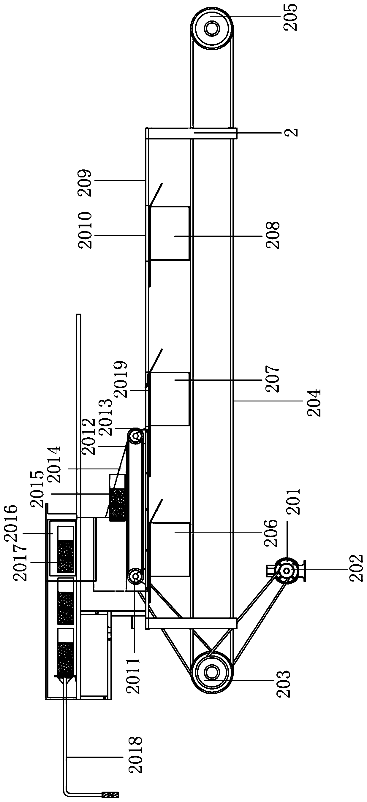 Carton partition plate high-precision automatic unfolding and boxing device for logistics