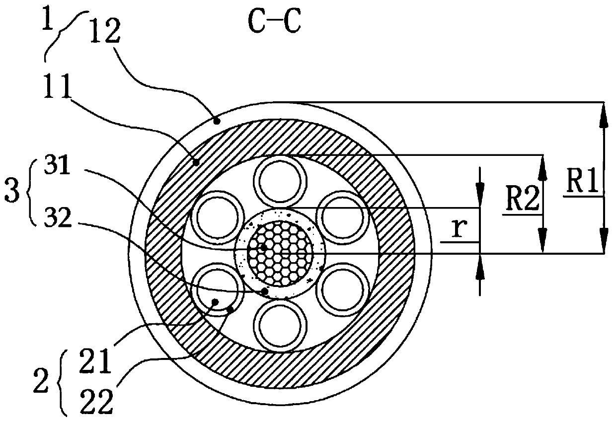 Special high-flexibility cable for robots and manufacturing process thereof