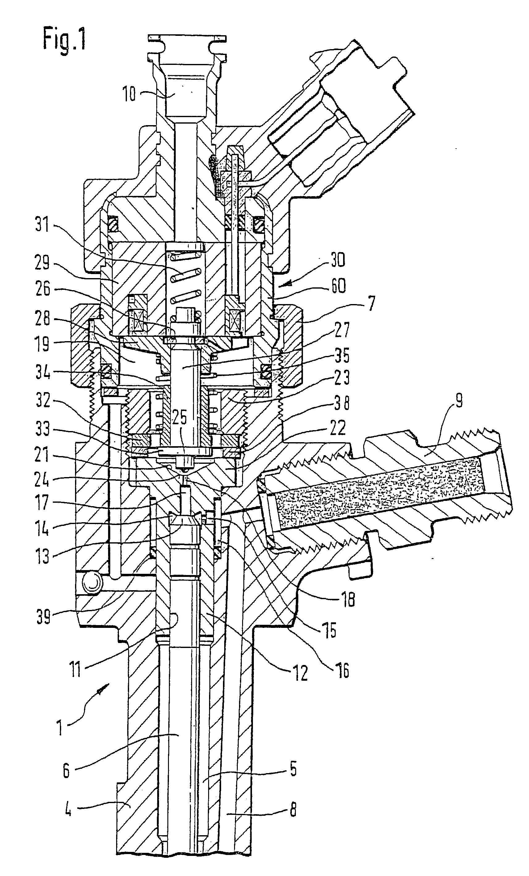 Electrovalve for controlling an injection valve in an internal combustion engine