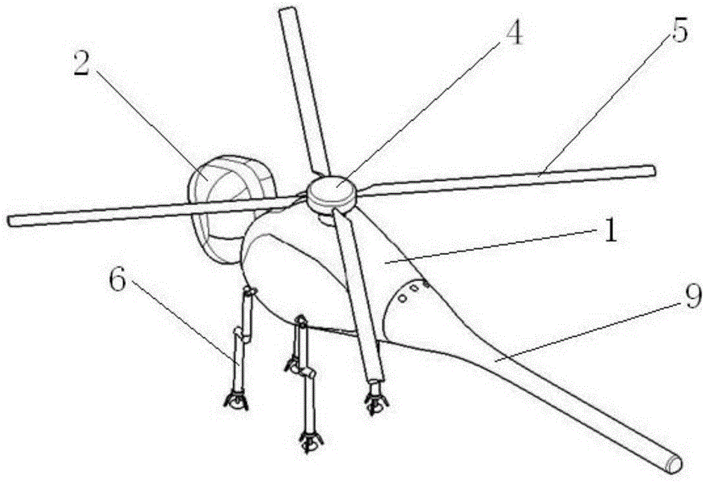 Bionic unmanned scout helicopter