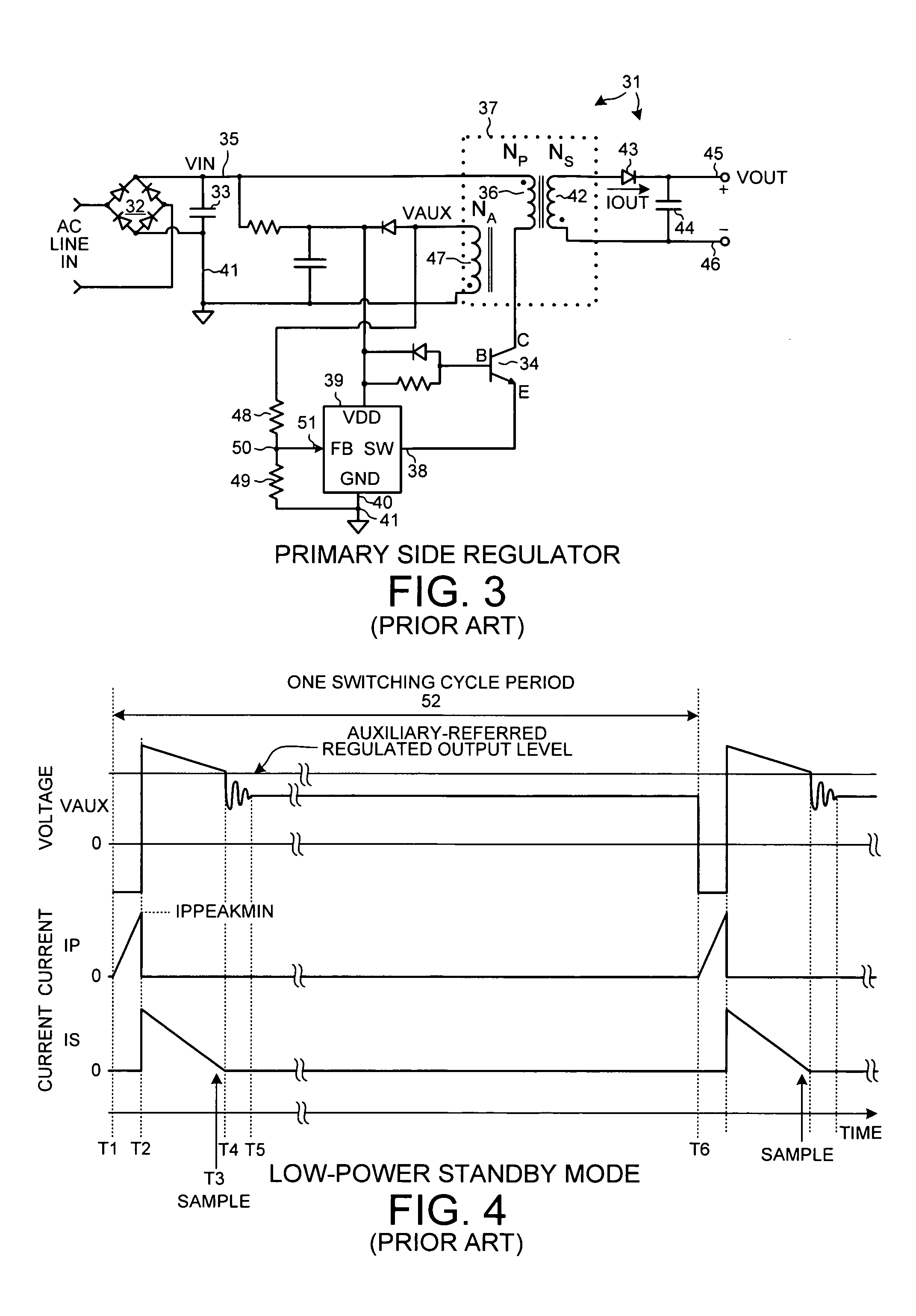 Using output drop detection pulses to achieve fast transient response from a low-power mode