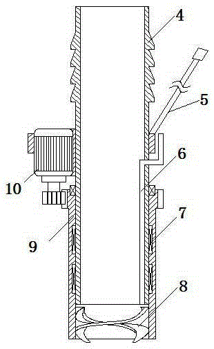 Suction sewage truck