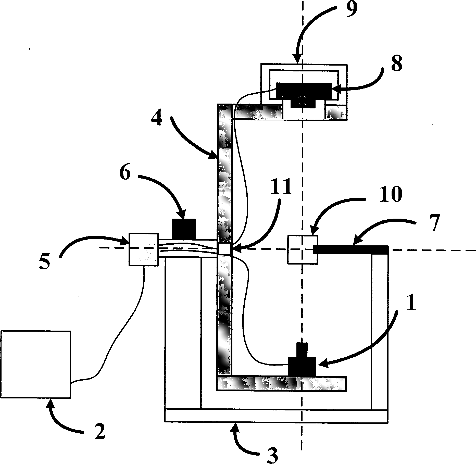 Rotating type diffused fluorescent chromatographic imaging system