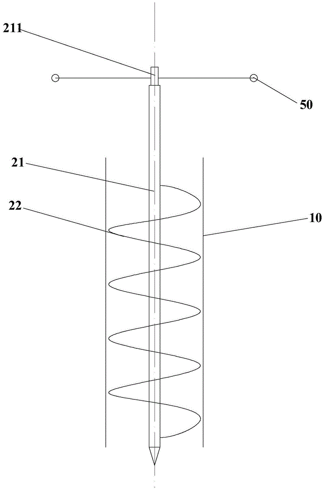 Manual sampling device