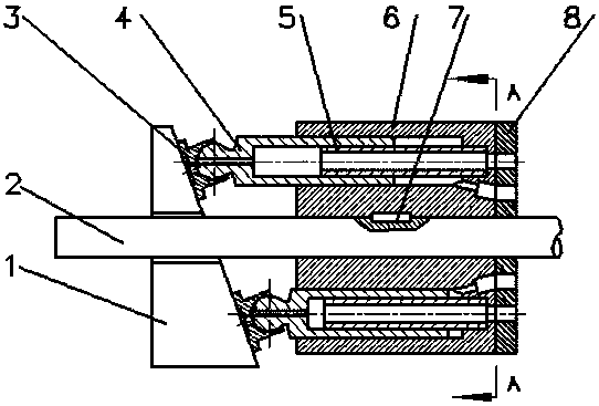 Swash plate type axial plunger pump with oil supplement pump