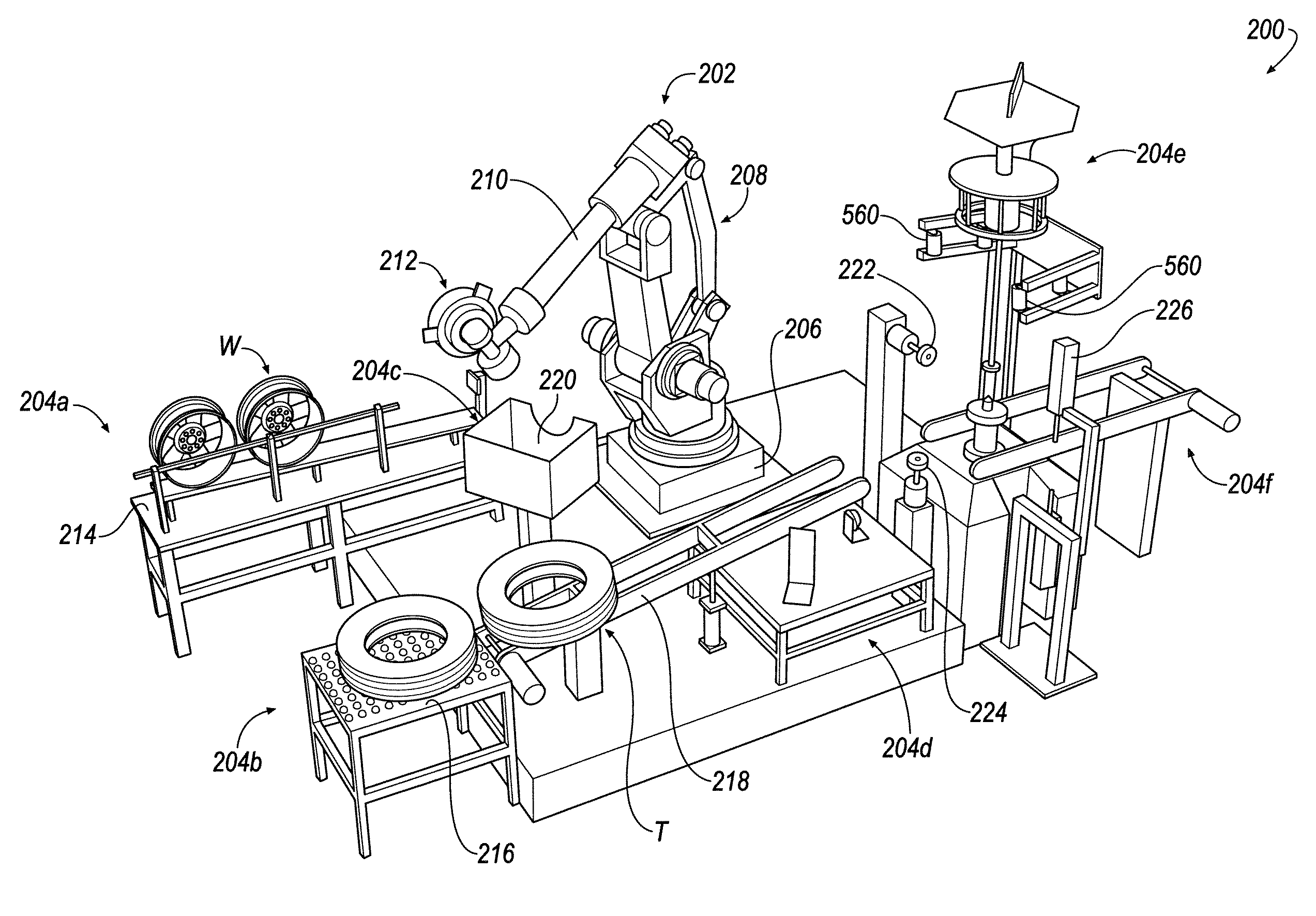 System and Method for Assembling a Tire and a Wheel